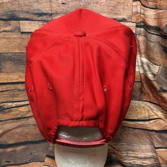 Briscoe County Stock Show Hat Cap Red SnapBack Adjustable Rope Cow Pig Lamb - Picture 3 of 6